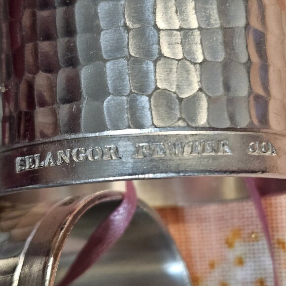 Very Vintage 70s-80s Selangor Pewter Co. Napkin Rings Set of 4 - Picture 7 of 11